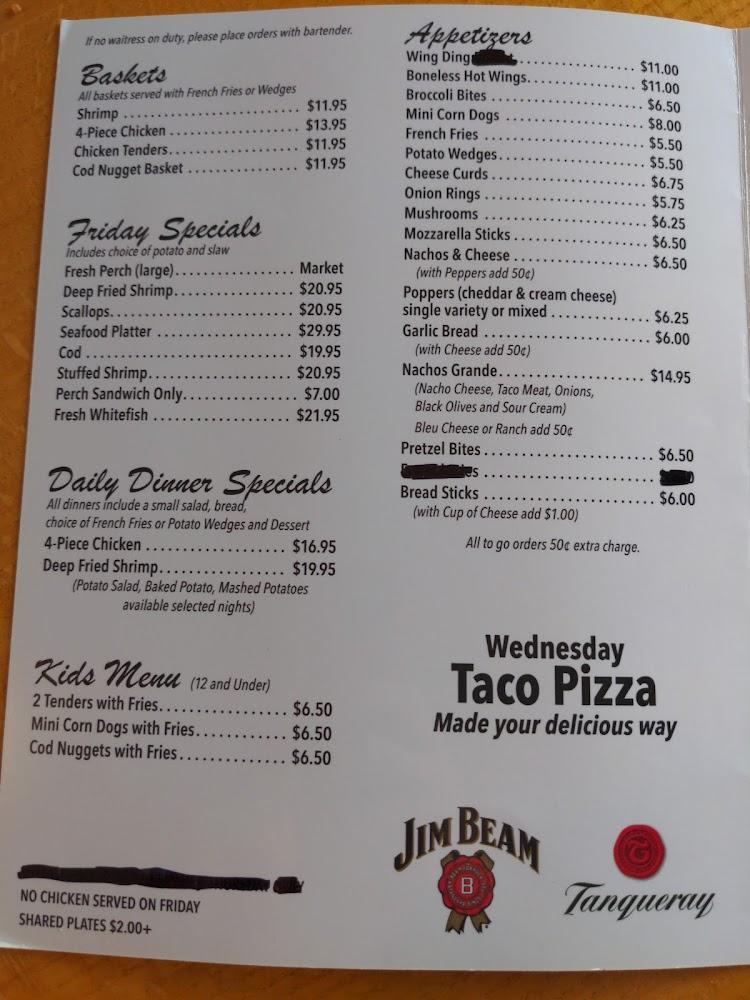 Hidden Bridge Pub Menu image 3
