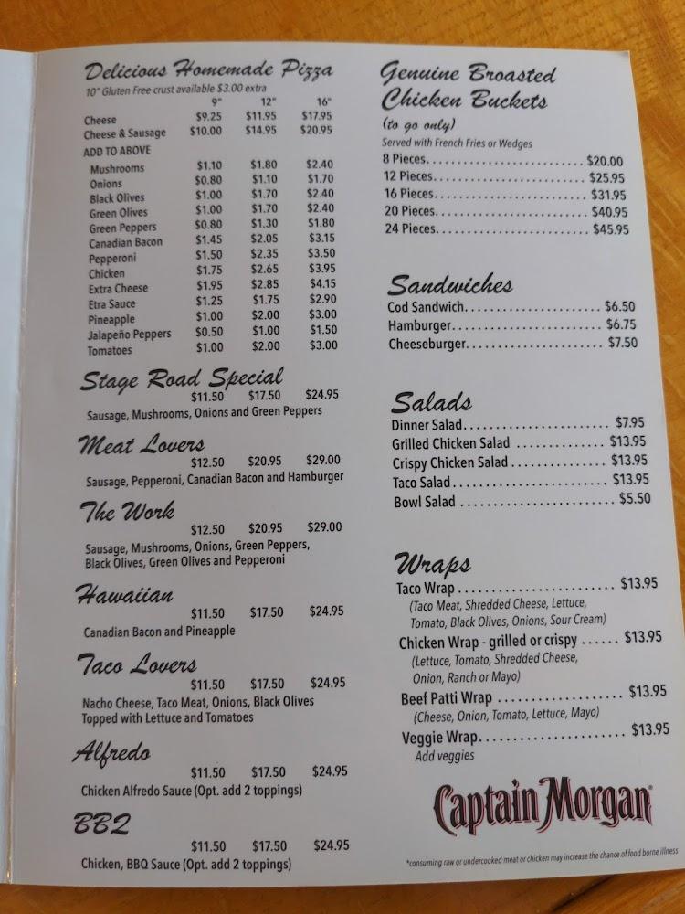 Hidden Bridge Pub Menu image 4